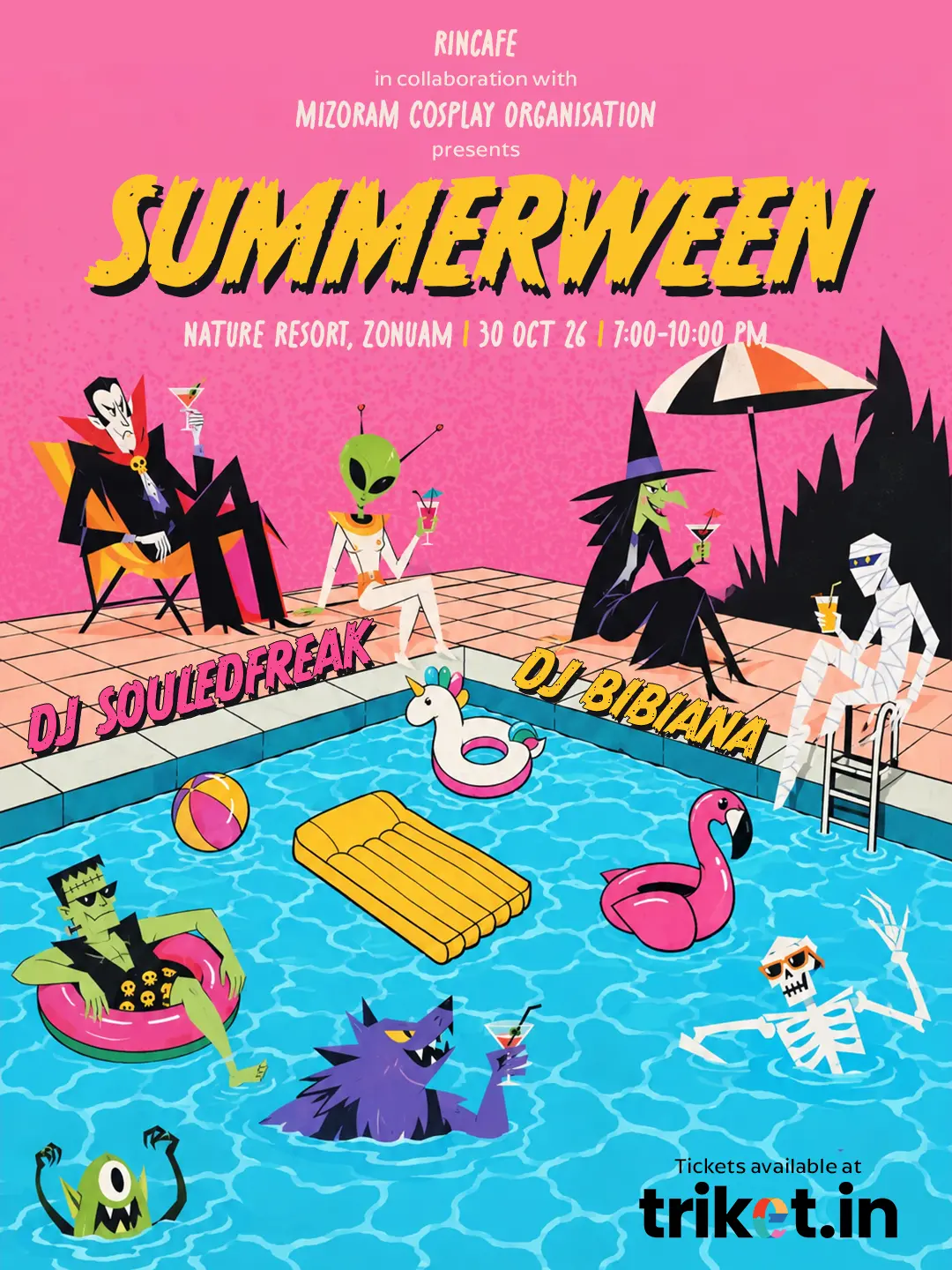 Summerween event poster
