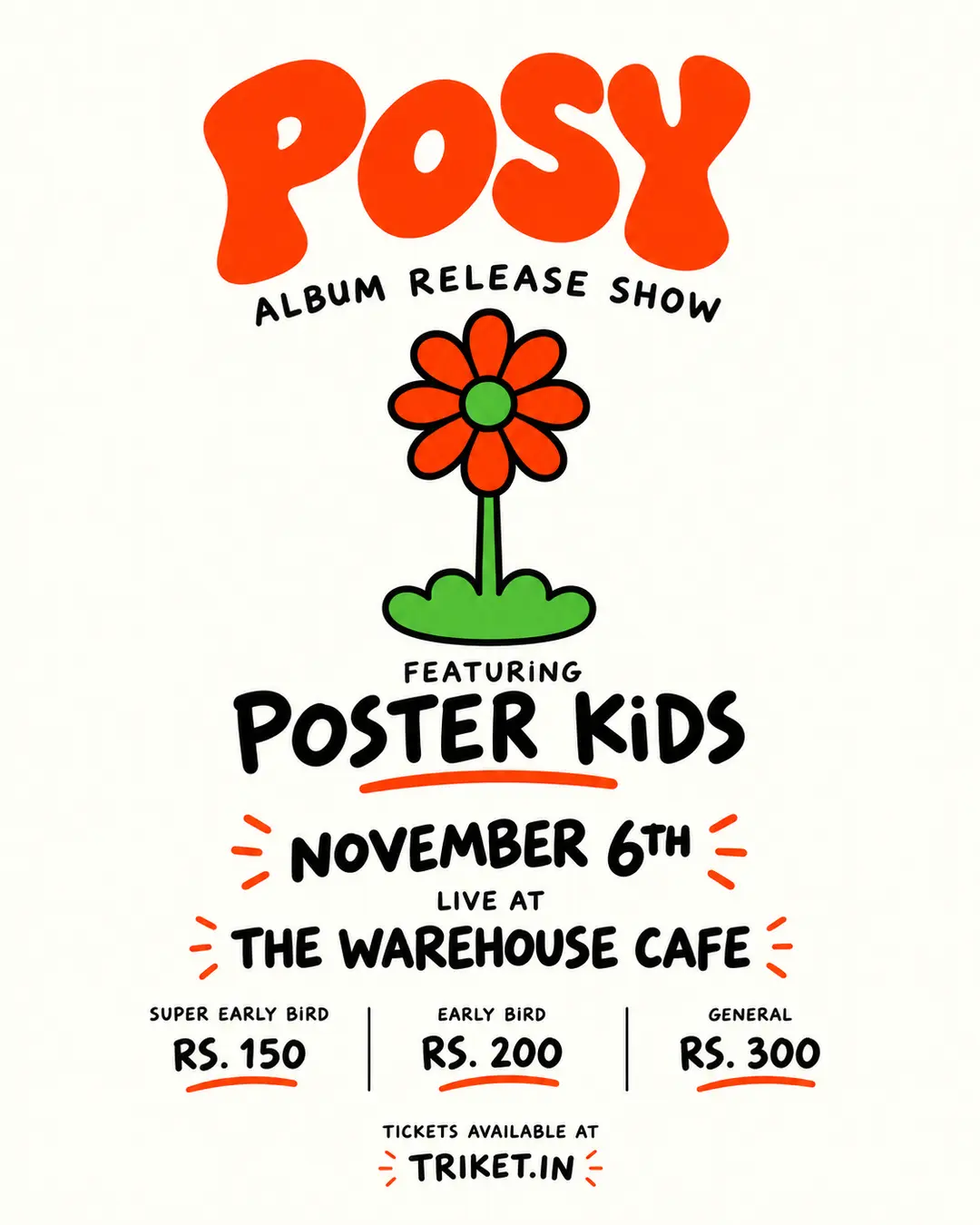 POSY Album Release Show event poster